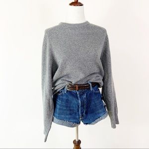 J.Crew Cozy Gray Oversized Sweater